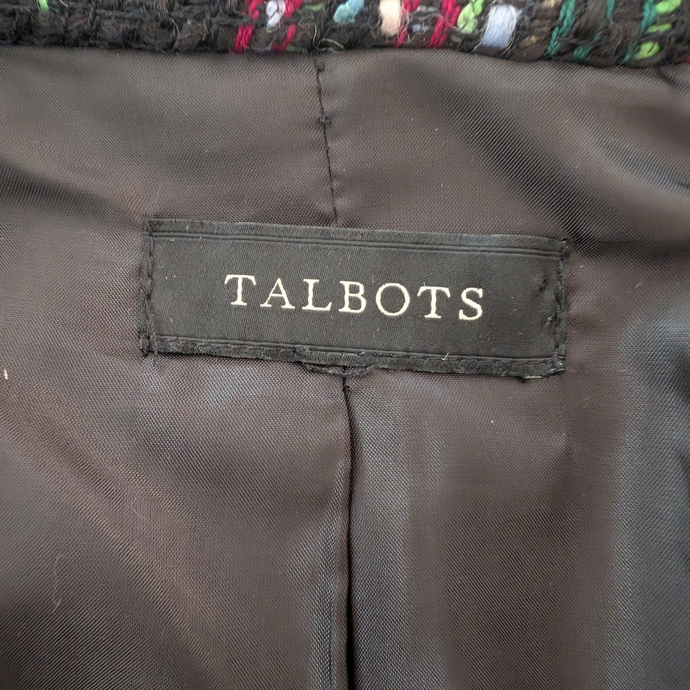 Talbots Women's Multicolor Plaid Jacket - Picture 2 of 14
